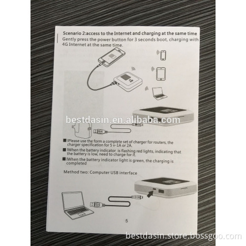 Pocket size Dual sim card 4G mobile wireless hotspots router Mini 4G wifi hotspot Router